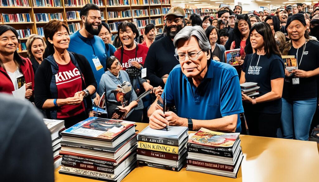 Stephen King book signing etiquette