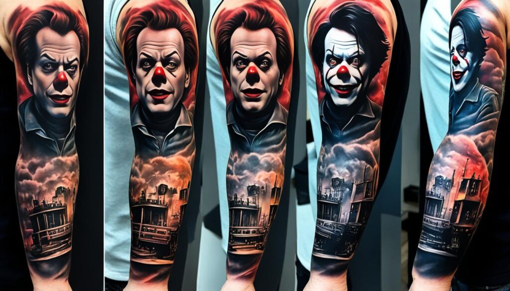 Stephen King tattoo placement