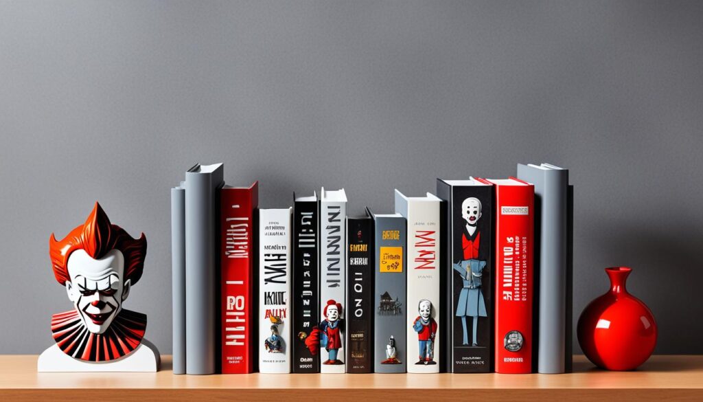 display Stephen King bookends