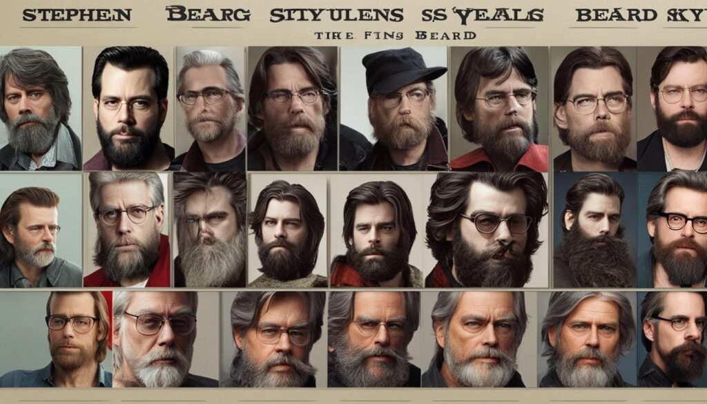 Stephen King Beard Variations