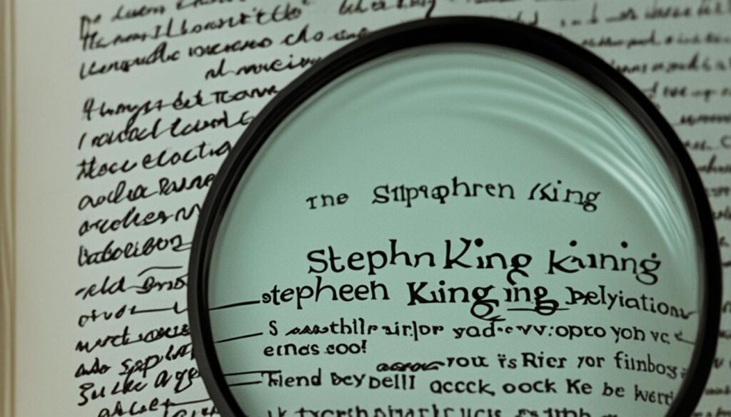 identify authentic signed Stephen King books